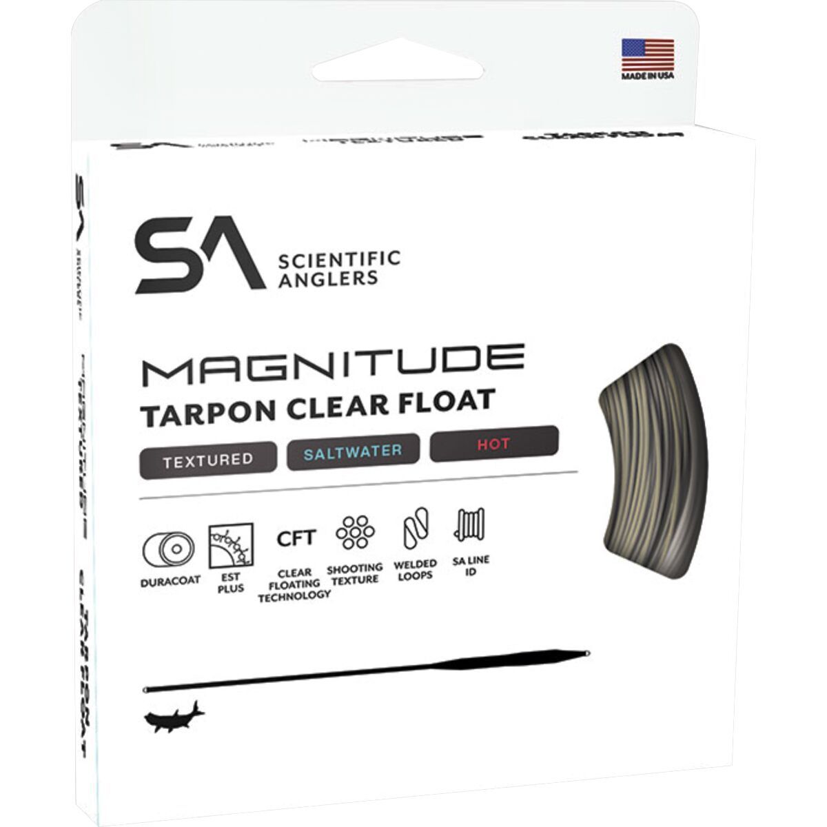 Scientific Anglers Magnitude Textured Tarpon 12ft Clear...
