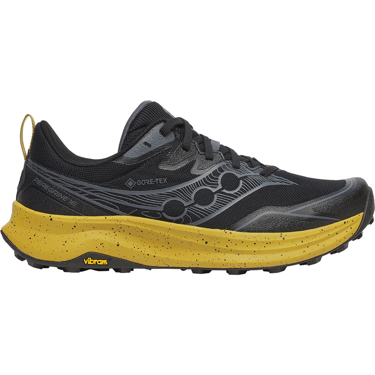 Мужские кроссовки Saucony Peregrine 16 GTX Trail Running, цвет: Чёрный