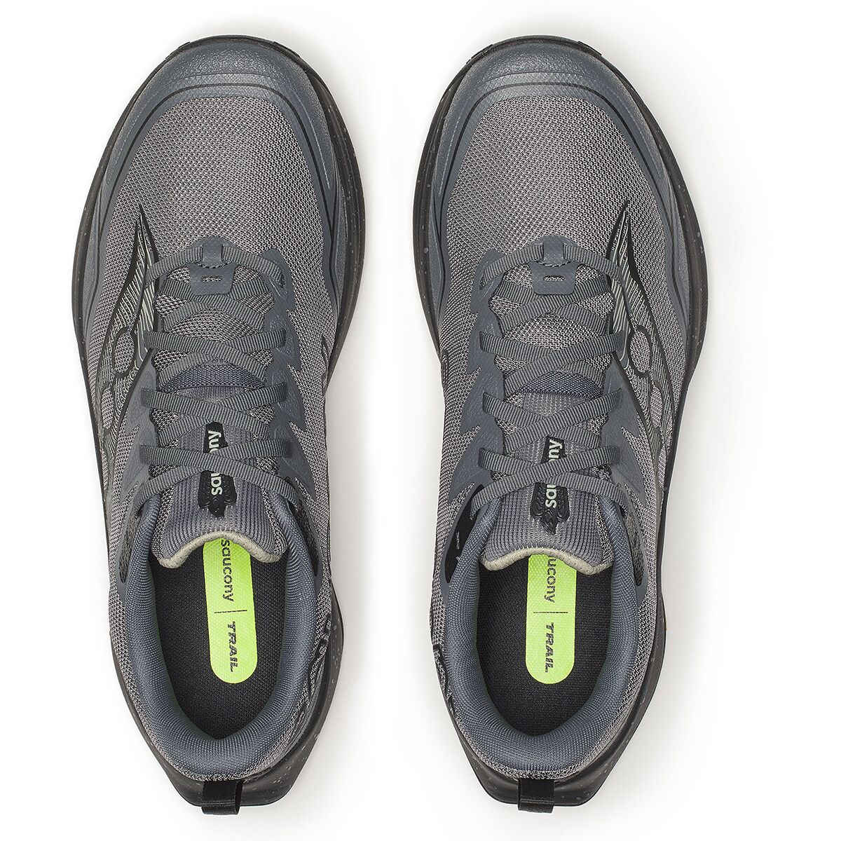 Мужские кроссовки Saucony Peregrine 16 Trail Running, цвет: Карбоновый / Чёрный — фото 3