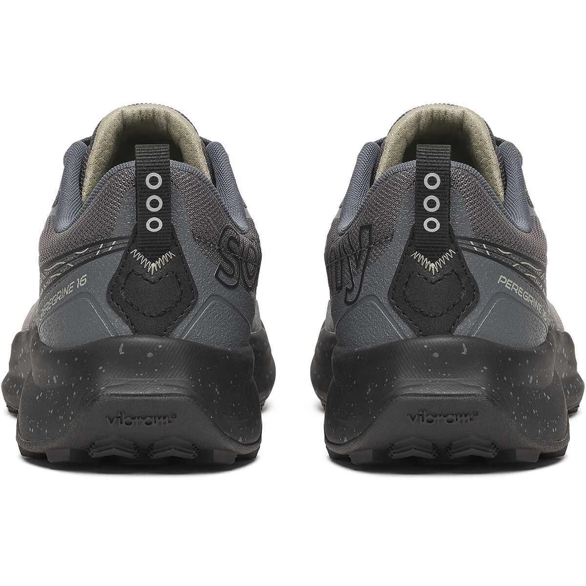 Мужские кроссовки Saucony Peregrine 16 Trail Running, цвет: Карбоновый / Чёрный — фото 5