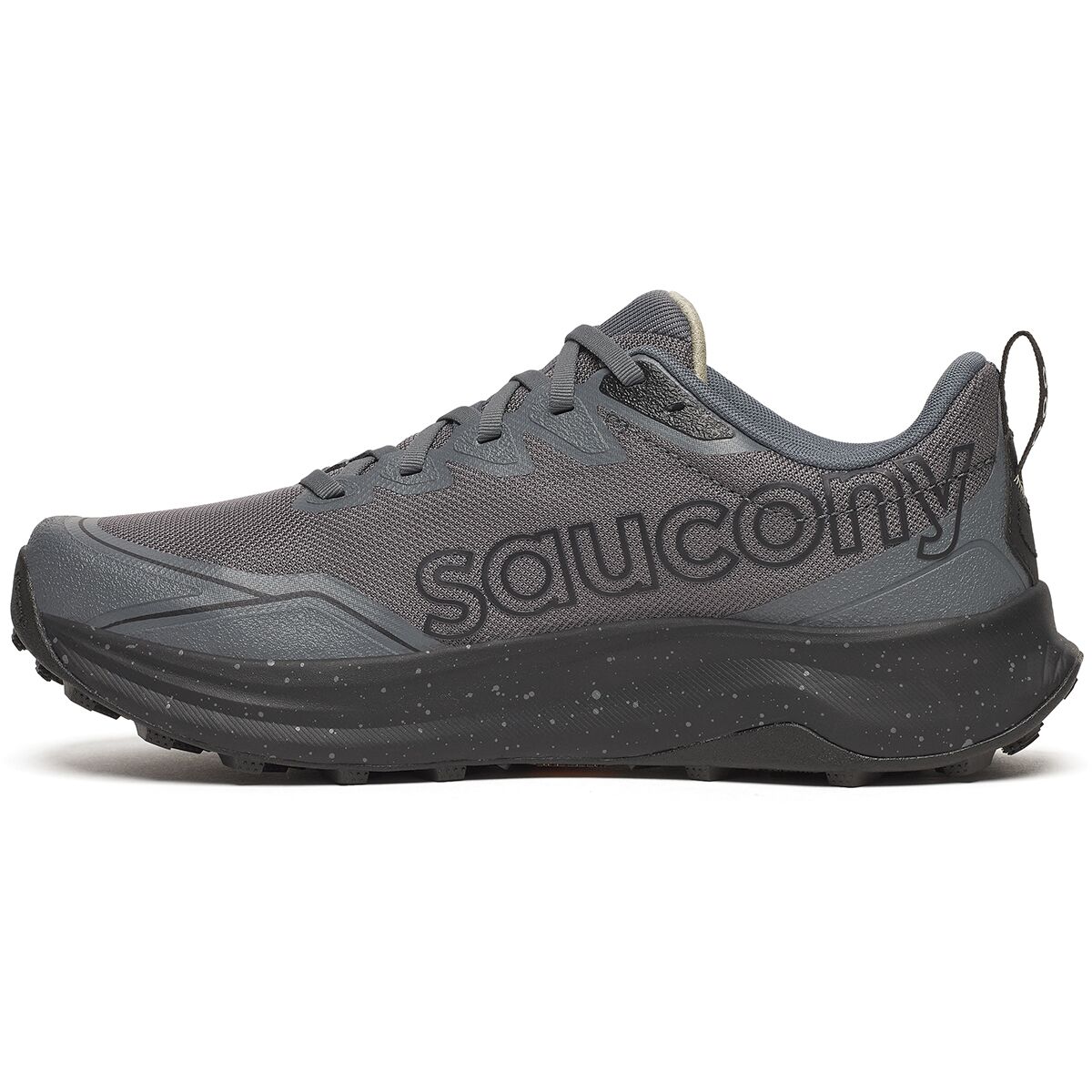 Мужские кроссовки Saucony Peregrine 16 Trail Running, цвет: Карбоновый / Чёрный — фото 6