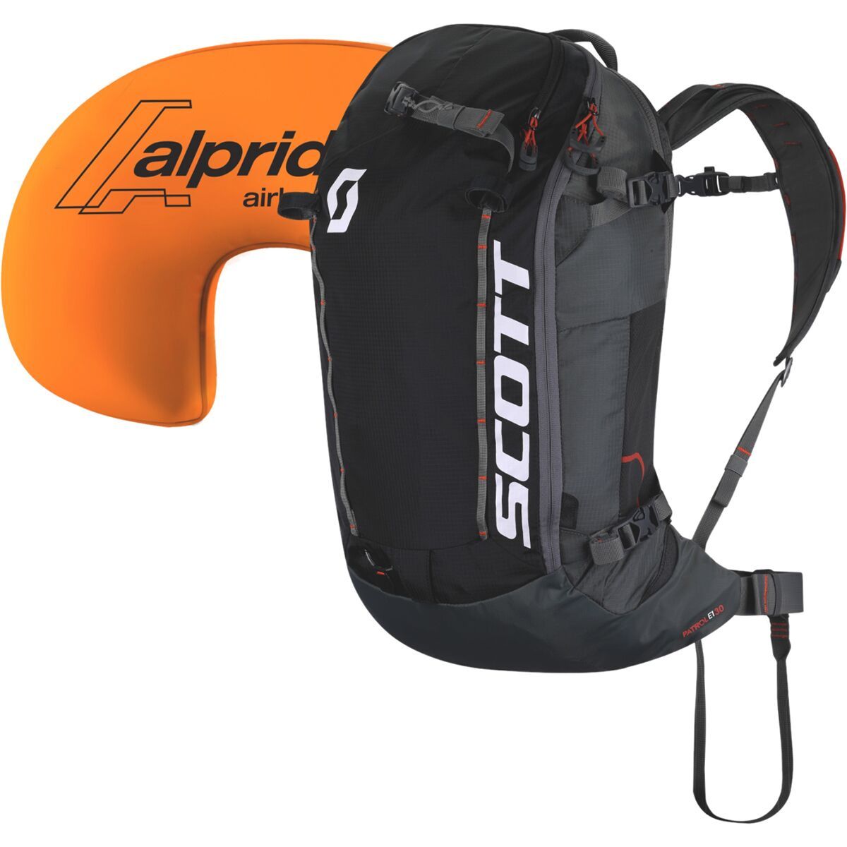 Scott Backcountry Patrol AP 30L Airbag Backpack + E1 Alpride Kit Ski