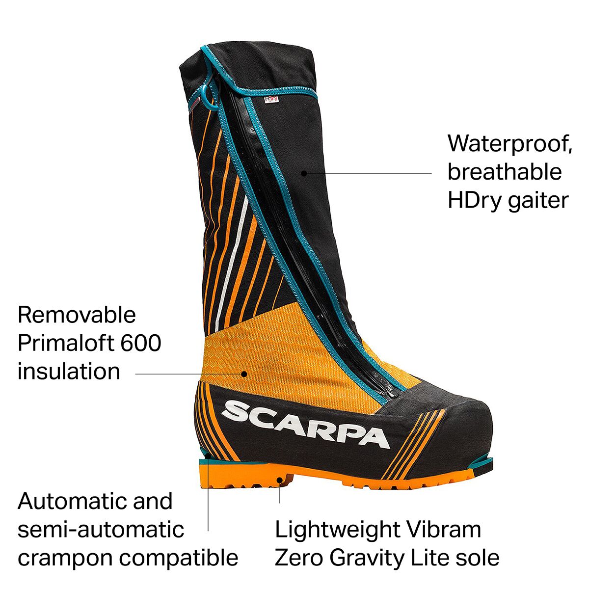Scarpa Phantom 8000 Mountaineering Boot Men's