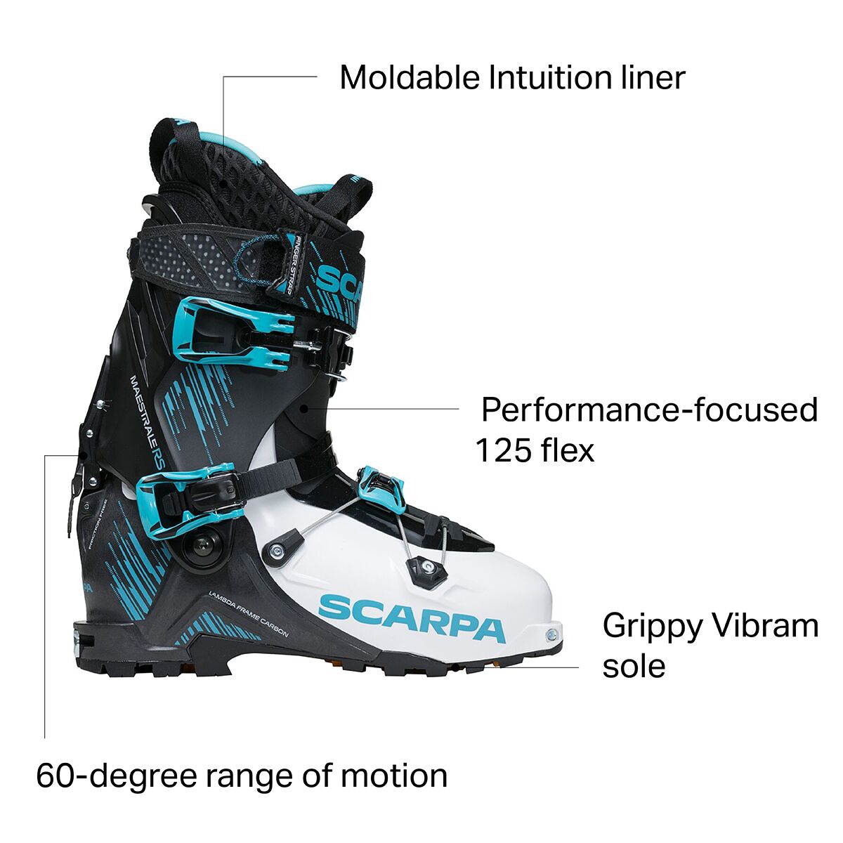 Scarpa Maestrale RS Alpine Touring Boot - 2023 - Ski