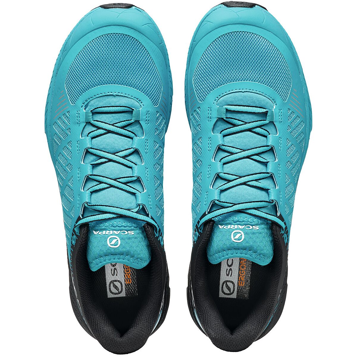 Мужские кроссовки Scarpa Spin Ultra Trail Running, цвет: Лазурный / Чёрный — фото 2