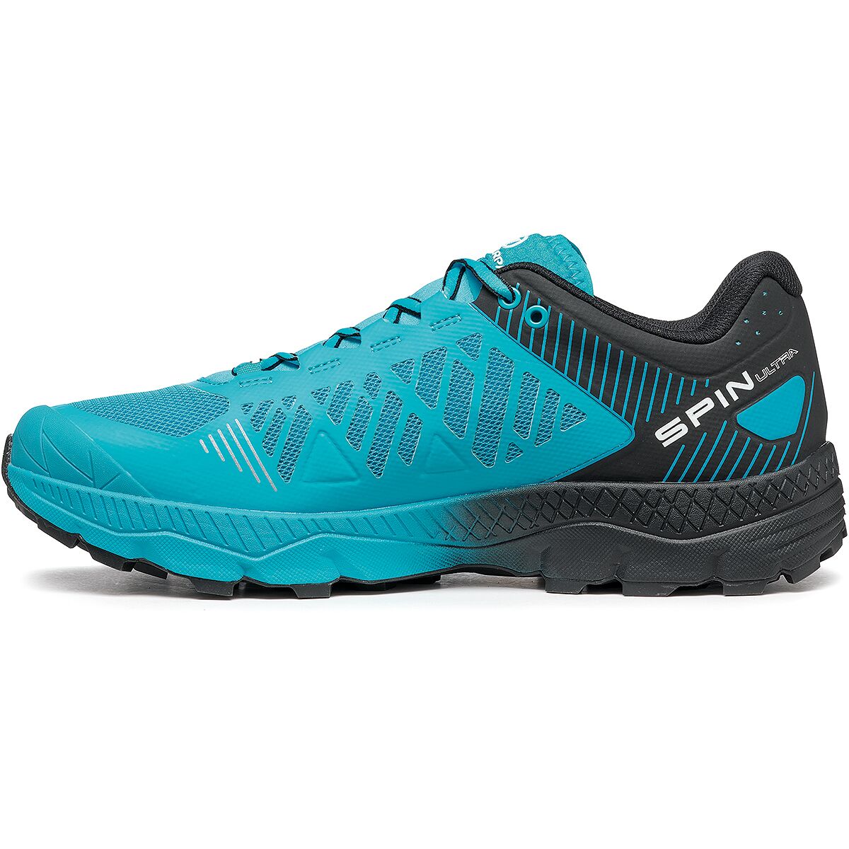 Мужские кроссовки Scarpa Spin Ultra Trail Running, цвет: Лазурный / Чёрный — фото 3