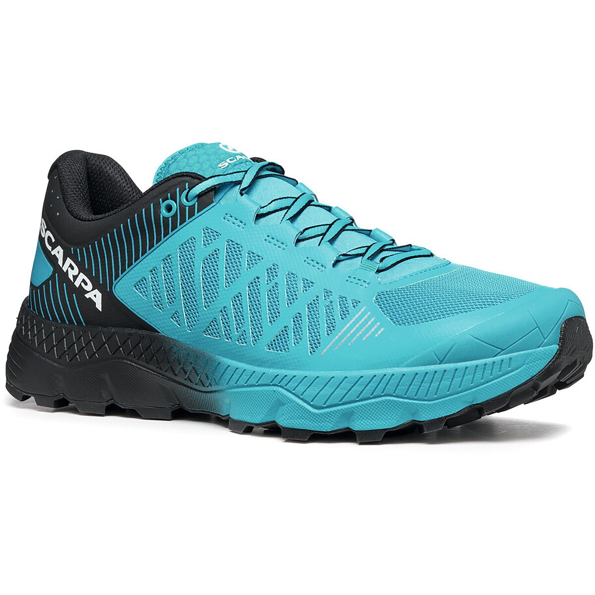Мужские кроссовки Scarpa Spin Ultra Trail Running, цвет: Лазурный / Чёрный — фото 4