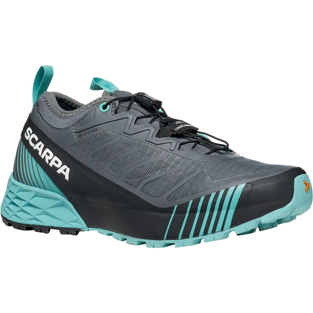 Женские кроссовки Scarpa Ribelle Run GTX Trail Running, цвет: Антрацитовый / Бирюзовый — фото 3
