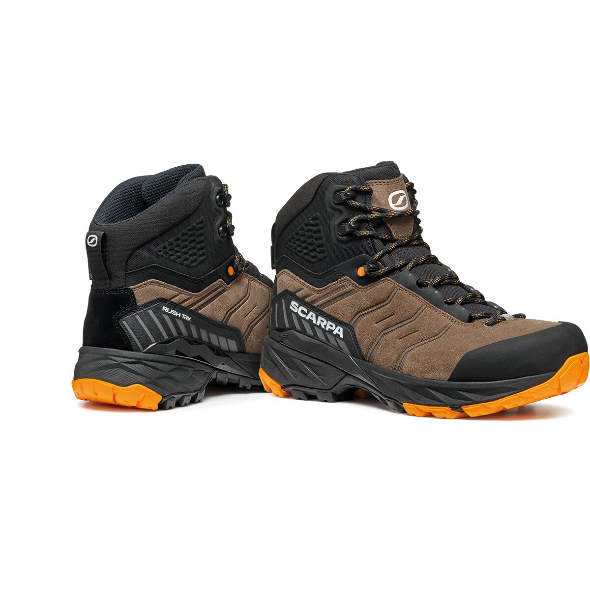 Мужские ботинки Scarpa Rush Trk GTX, цвет: Коричневый / Оранжевый — фото 5