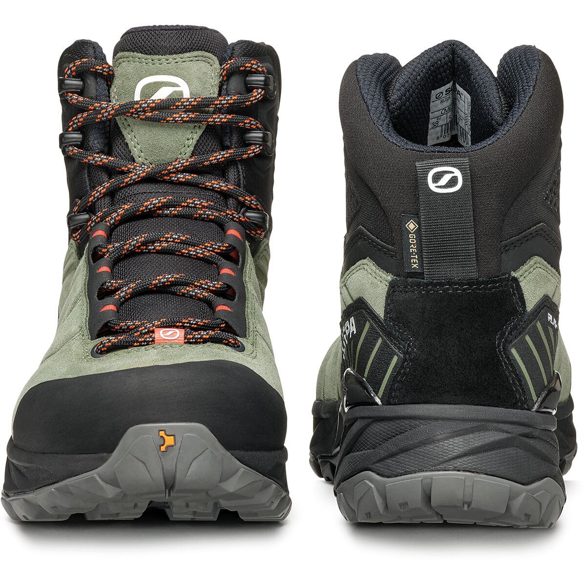 Женские ботинки Scarpa Rush Trk GTX Boot, цвет: Берёзовый / Фламинго — фото 3