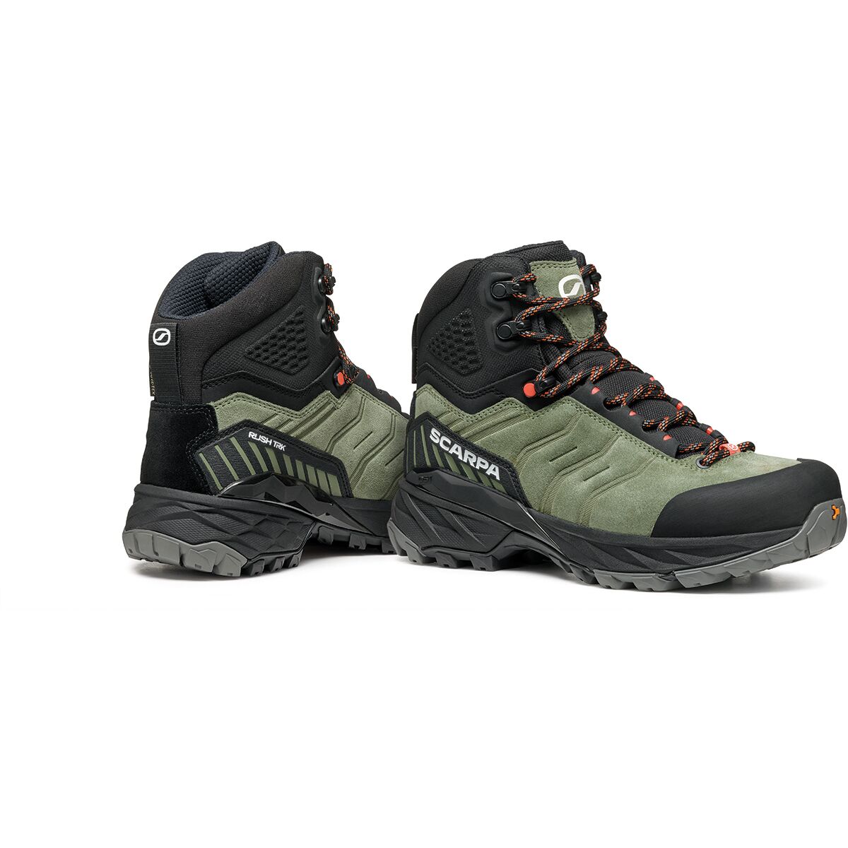 Женские ботинки Scarpa Rush Trk GTX Boot, цвет: Берёзовый / Фламинго — фото 6