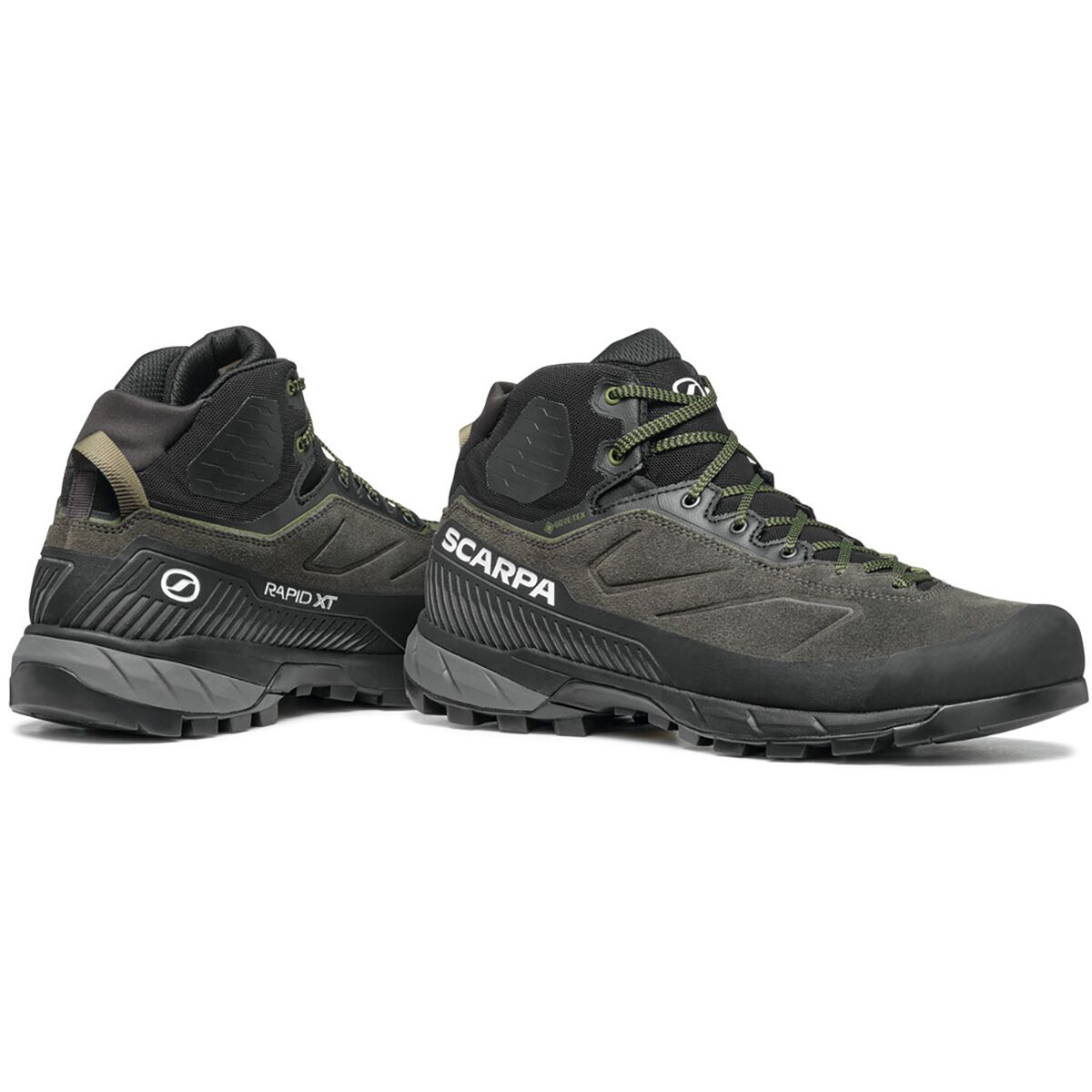 Мужские кроссовки Scarpa Rapid XT Mid GTX, цвет: Shark/Military — фото 5