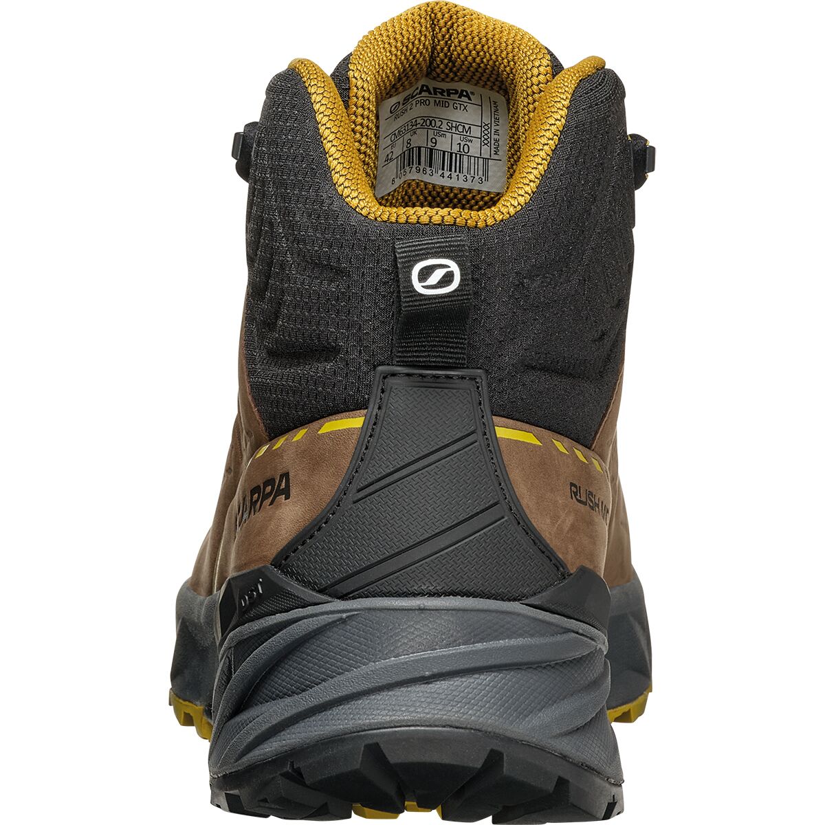 Мужские ботинки Scarpa Rush 2 Pro Mid GTX Boot, цвет: Коричневый — фото 3