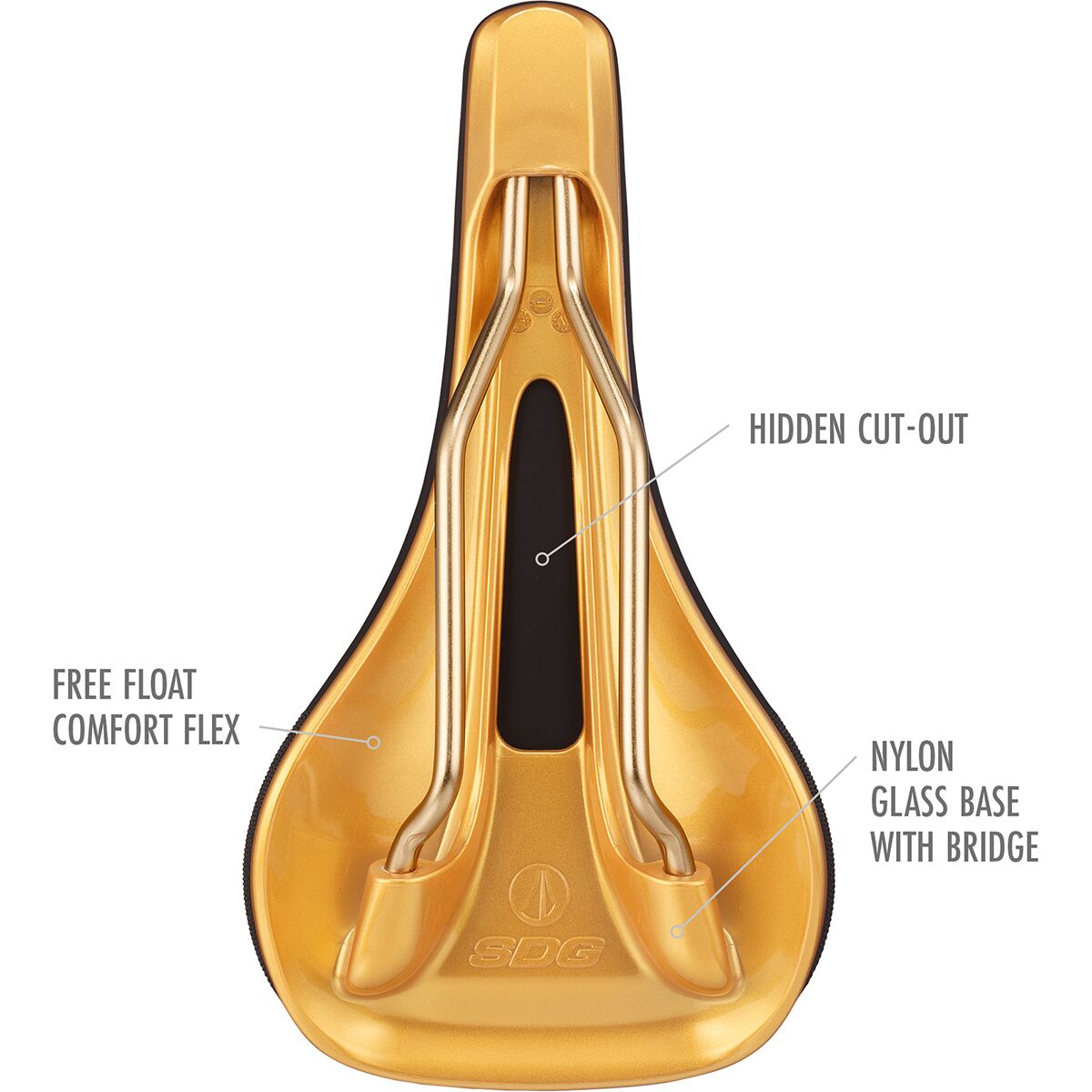 SDG Components Bel-Air V3 Lux-Alloy Saddle