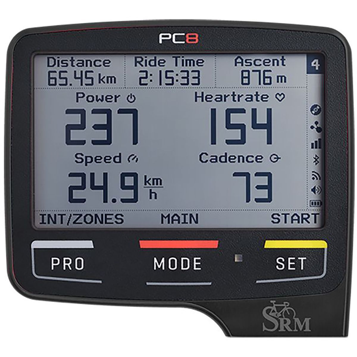 Compteur Vélo SRM Power Control 8 – Sans Fil, Compatible Capteur Puissance, Occasion