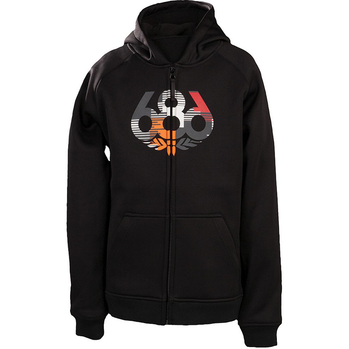 686 Icon Bonded Tech Fleece Full-Zip Hoodie - Boys'