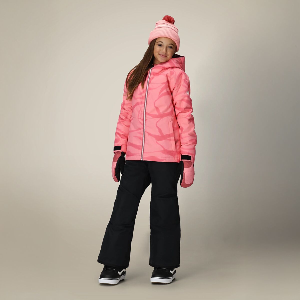 Брюки 686 Sierra Insulated Bib для девочек, цвет: Чёрный — фото 3
