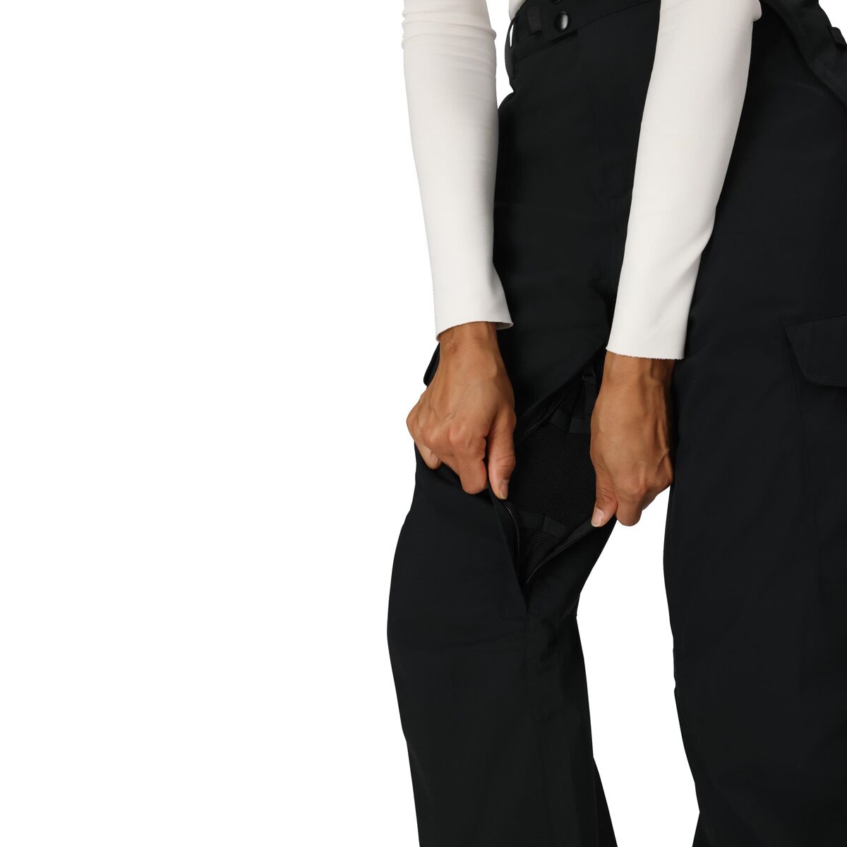 Женские брюки 686 Aura Insulated Cargo Pant, цвет: Чёрный — фото 4