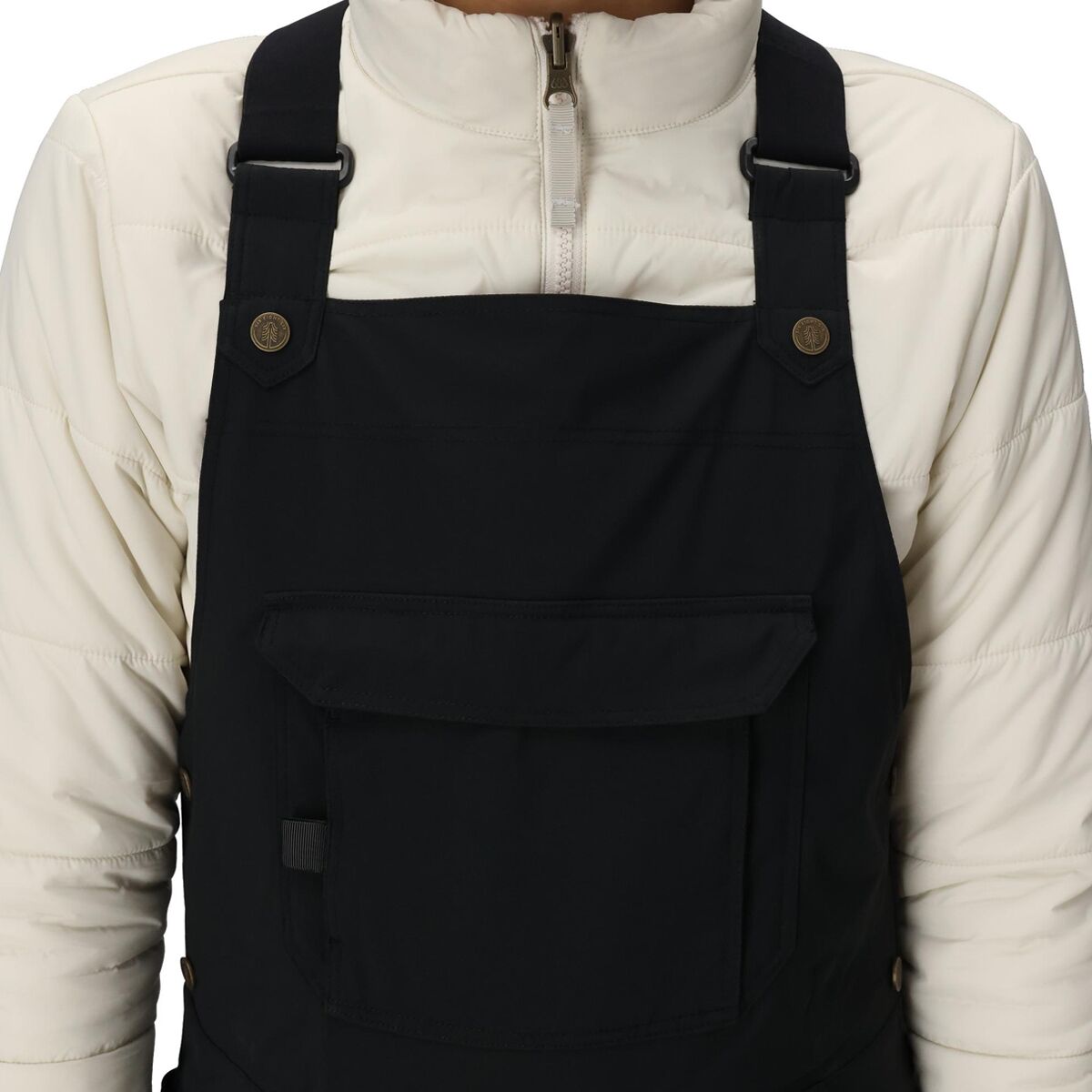 Женские брюки 686 Black Magic Insulated Bib, цвет: Чёрный — фото 6