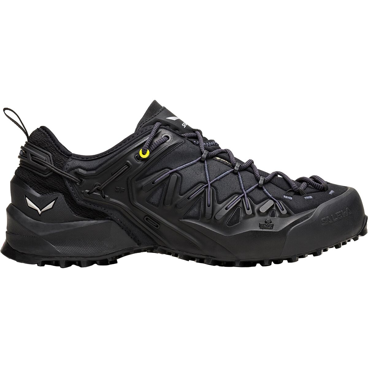 SALEWA Men's Wildfire Edge Hiking Shoes - Walnut Fluo Orange