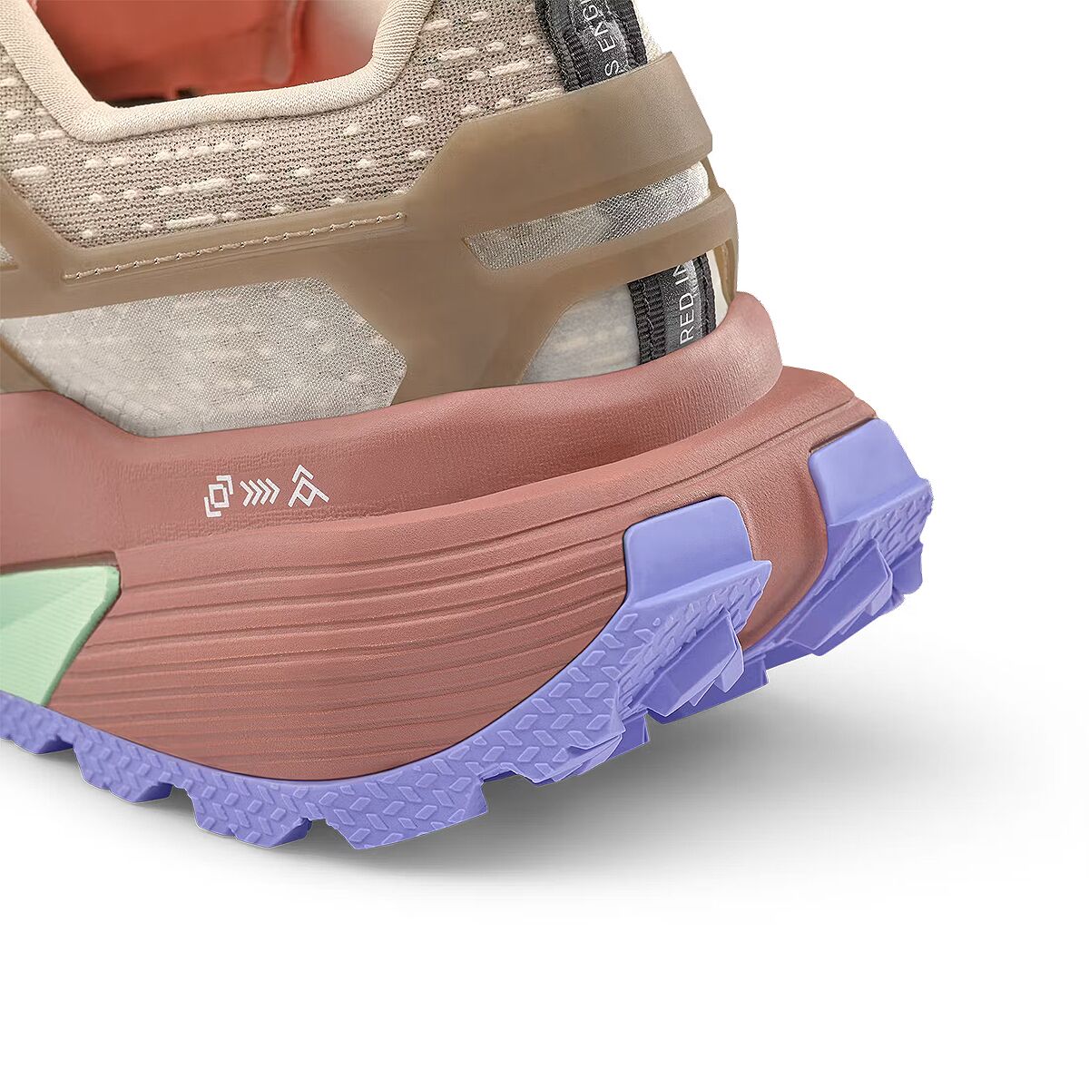 Женские кроссовки Salewa Pedroc 2 Hiking, цвет: Овсяный / Красный — фото 10