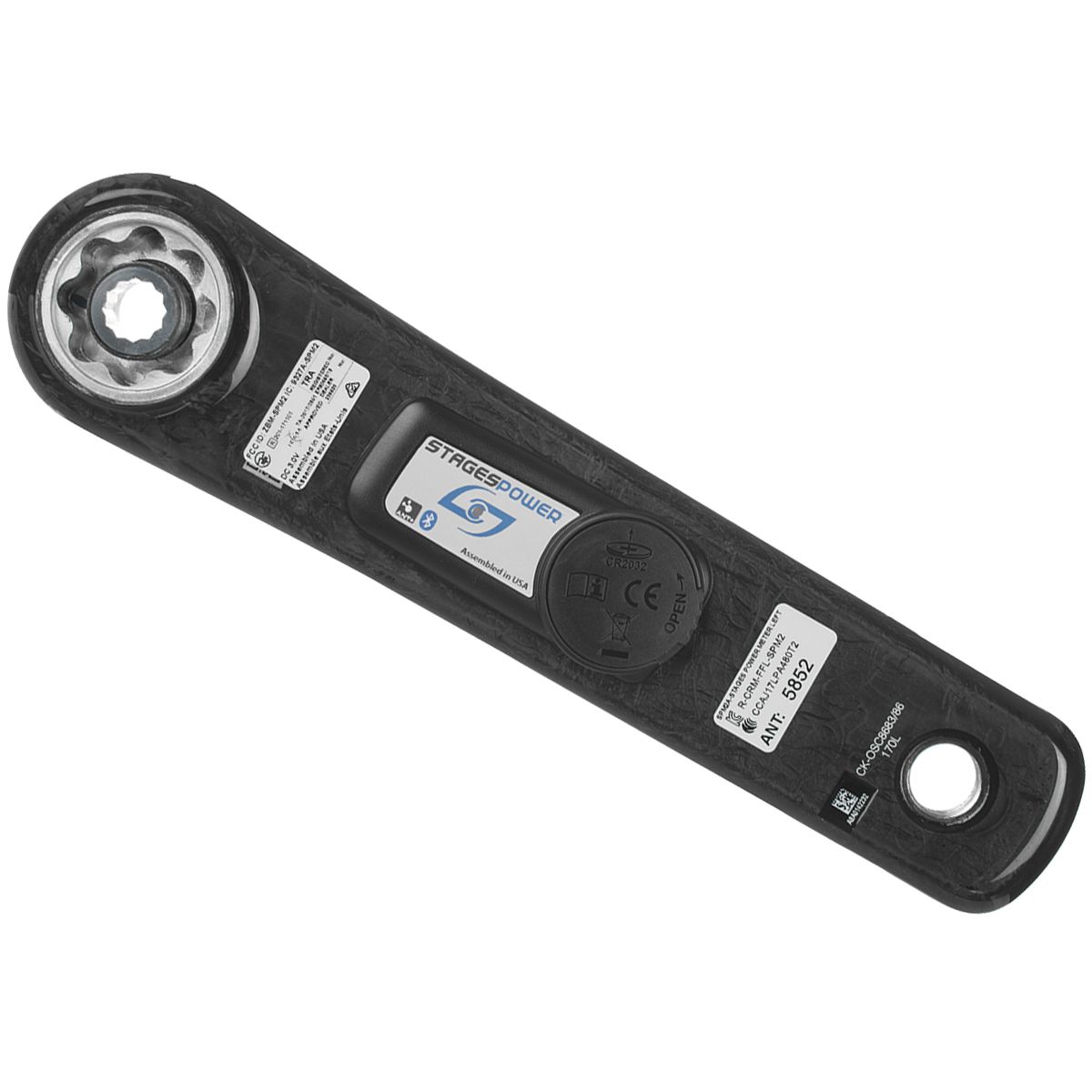 Stages Cycling Carbon 30mm/386EVO L Gen 3 Power Meter Crank...