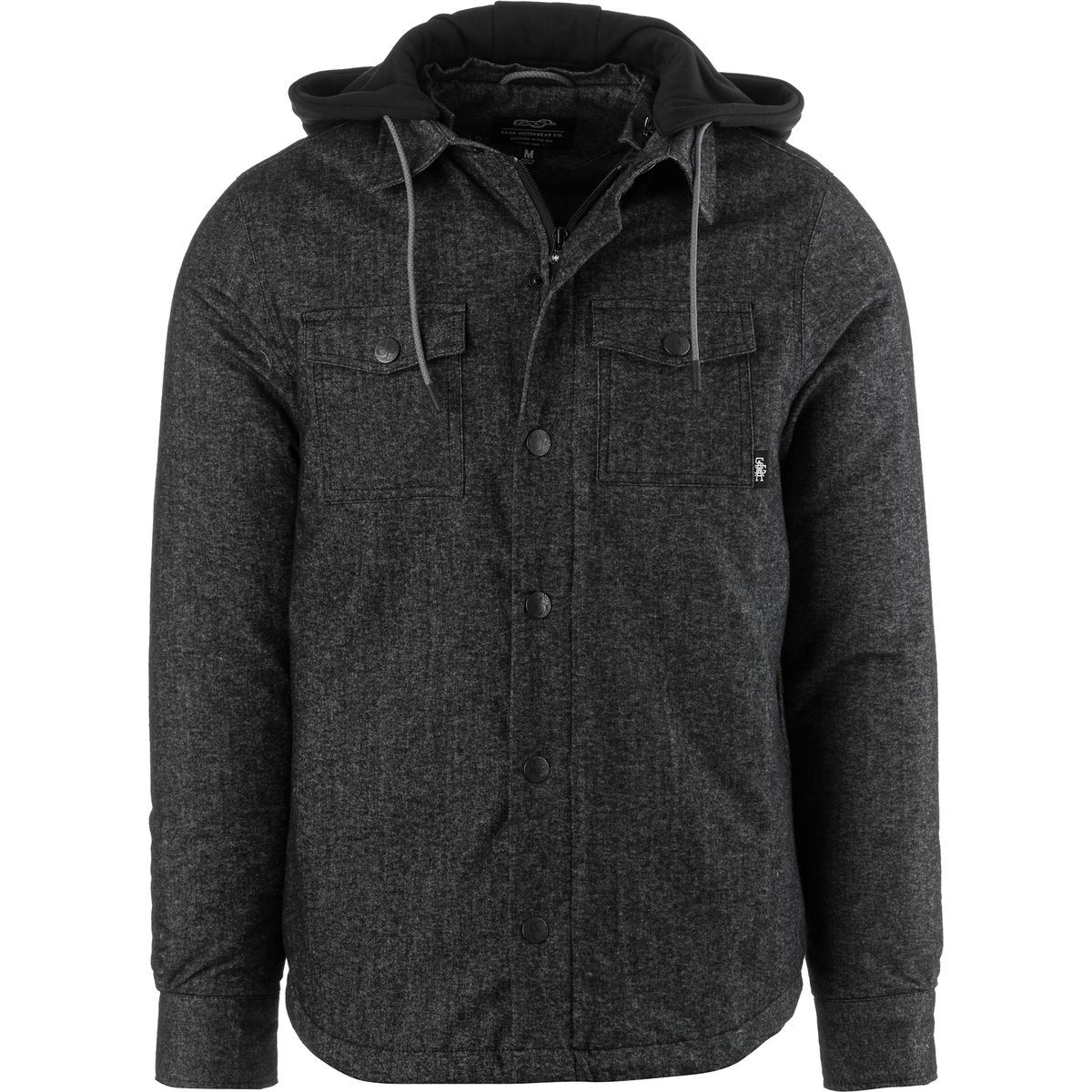 Saga Insulated Hooded Flannel Shirt Men's Clothing