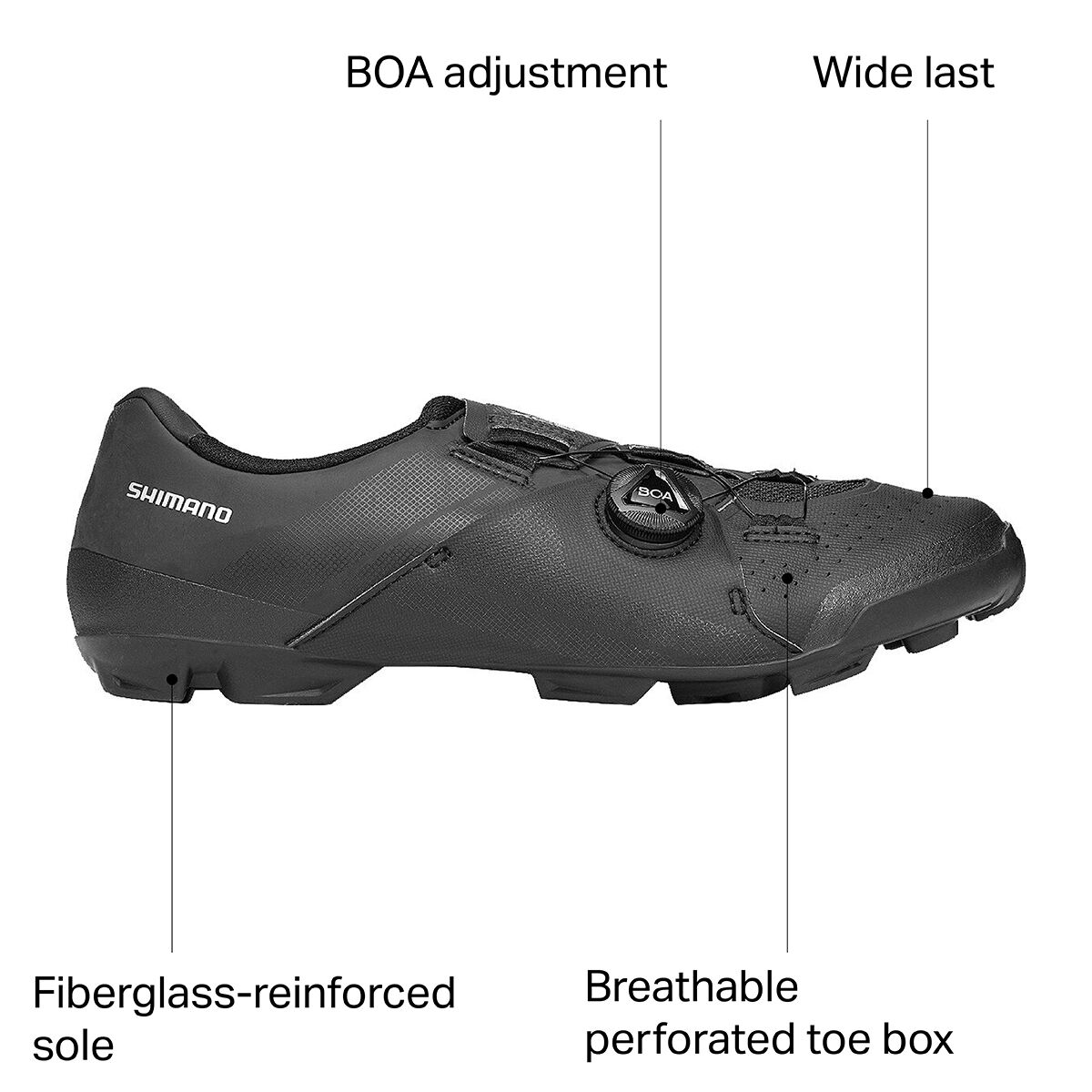 Shimano XC3 Wide Mountain Bike Shoe - Men´s