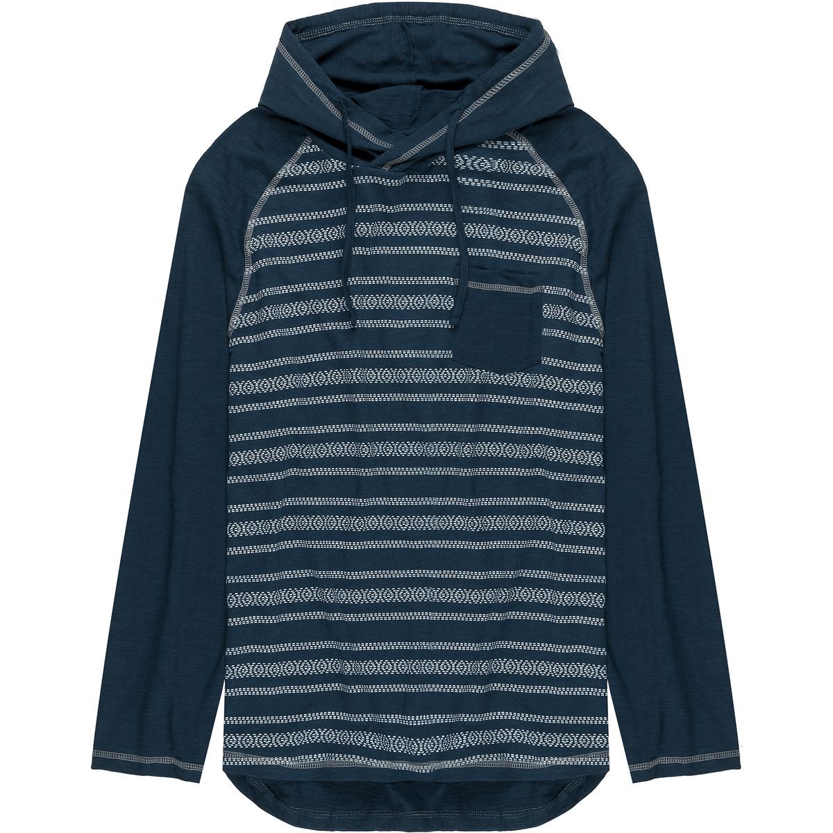 Stoic Baja Stripe Lightweight Pullover Hoodie Men's Clothing