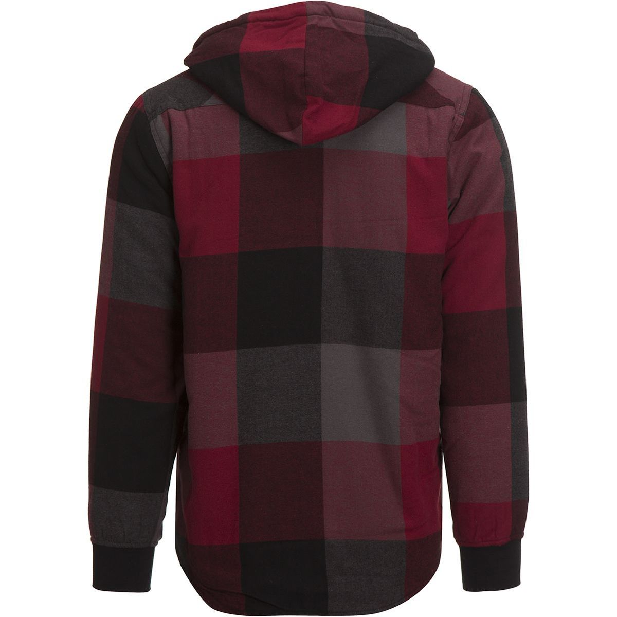 Stoic Plaid Sherpa Lined Hooded Shirt Jacket Men's Clothing