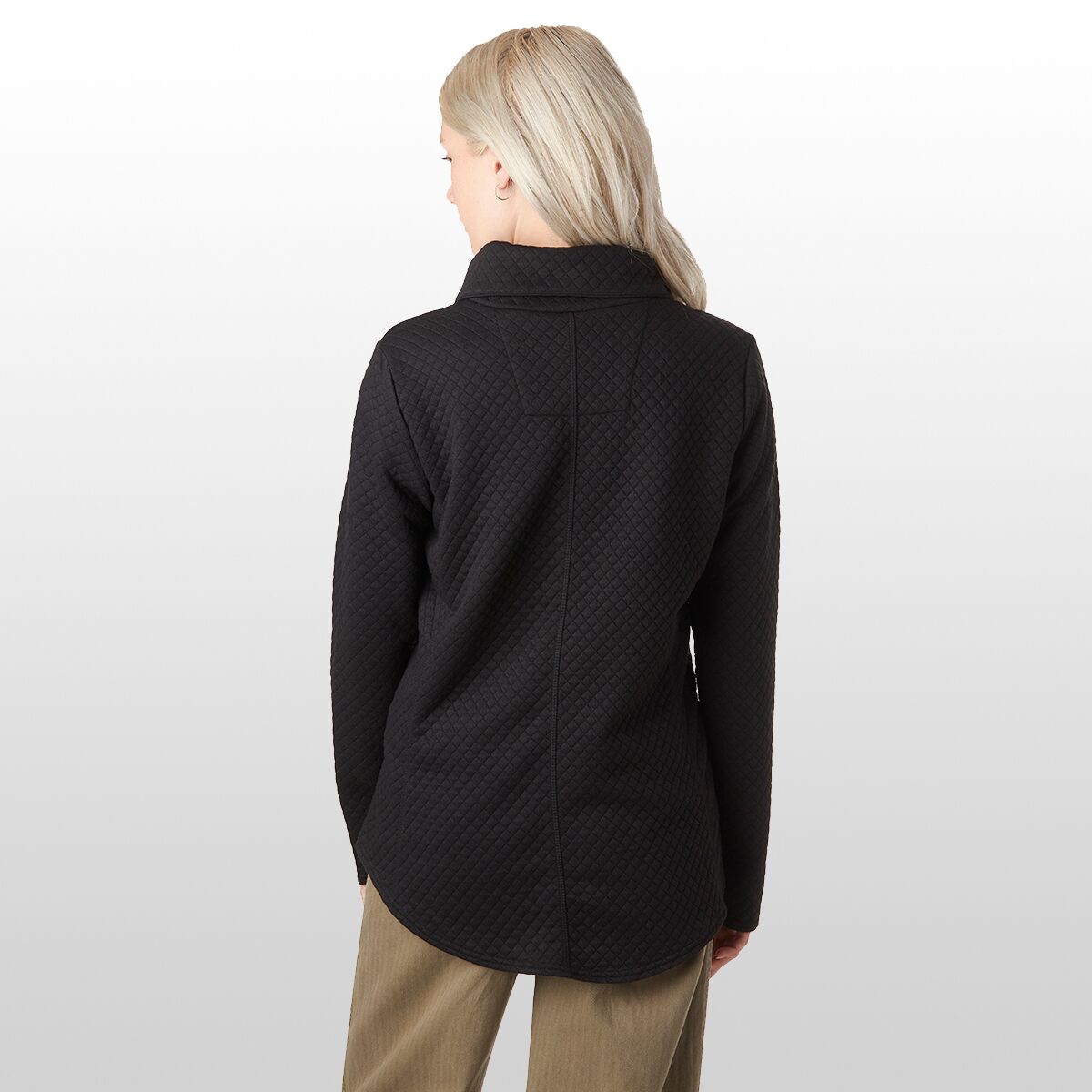 Stoic Quilted CowlNeck Sweater Women's Clothing