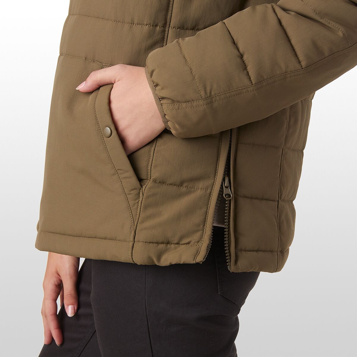 JOSIE CHARCOAL 1/4 ZIP PULLOVER
