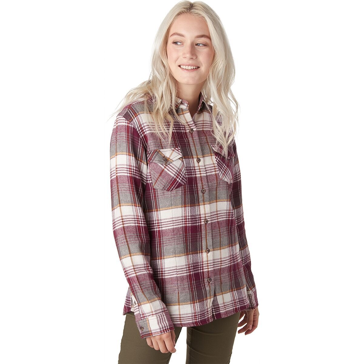 Stoic YarnDyed Flannel Shirt Women's Clothing