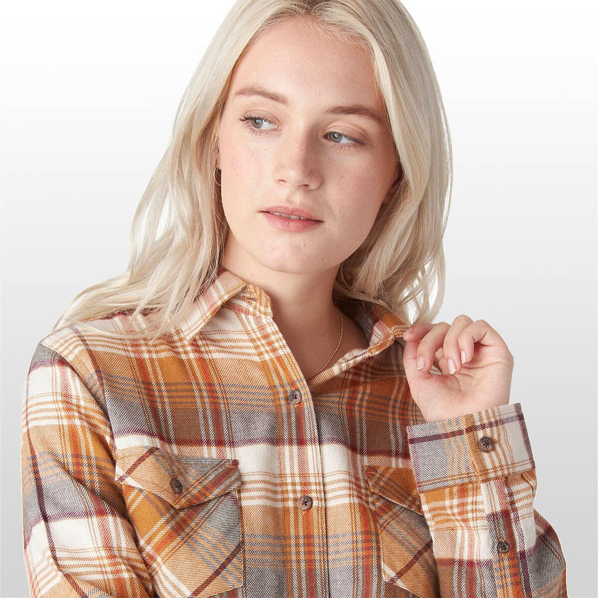 Stoic YarnDyed Flannel Shirt Women's Clothing