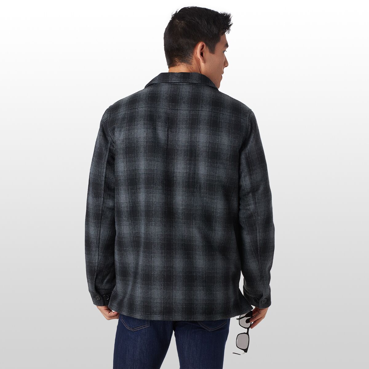 Stoic Buffalo Plaid SherpaLined Shirt Jacket Men's Clothing