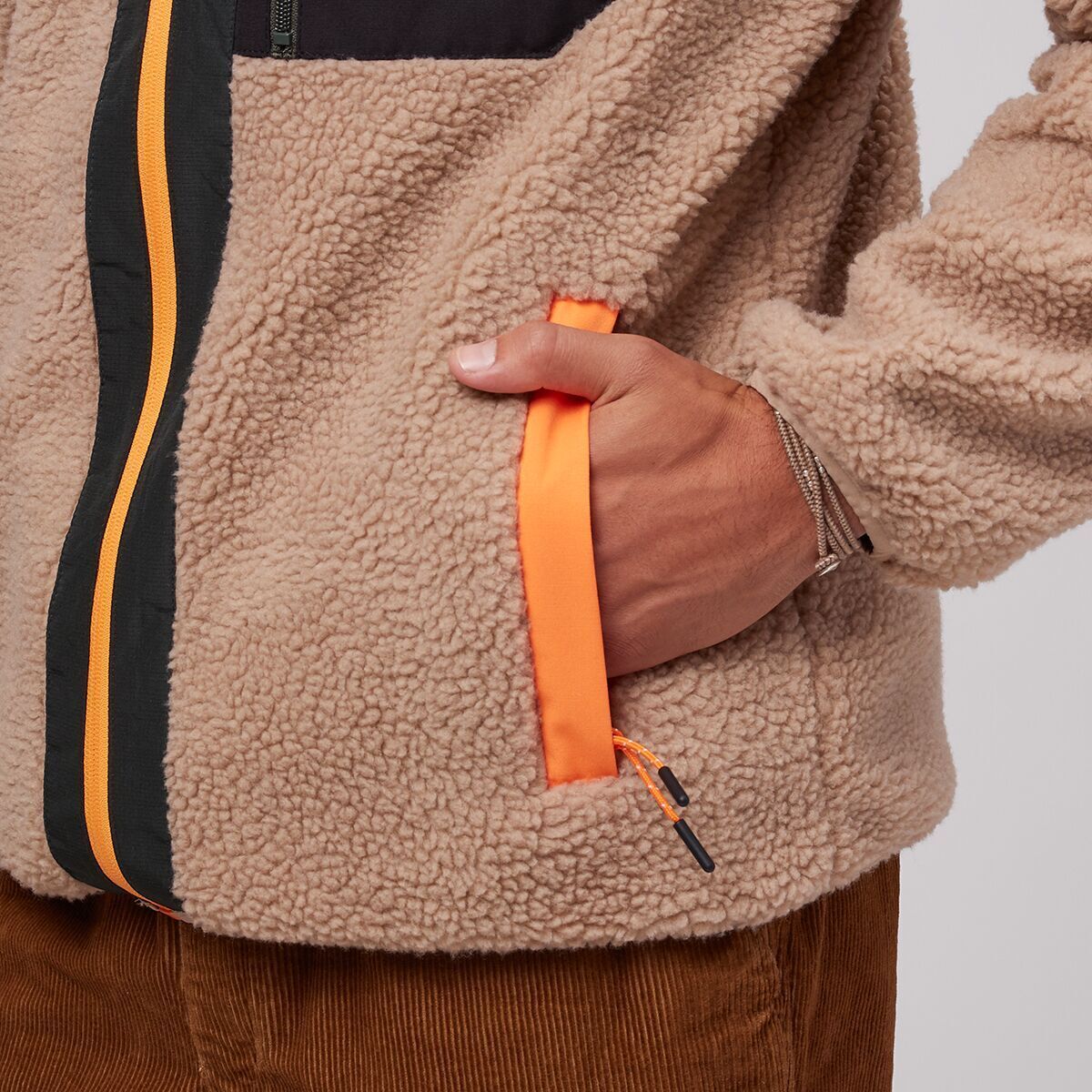 Stoic Reversible Mixed Media Sherpa Jacket Men's Clothing