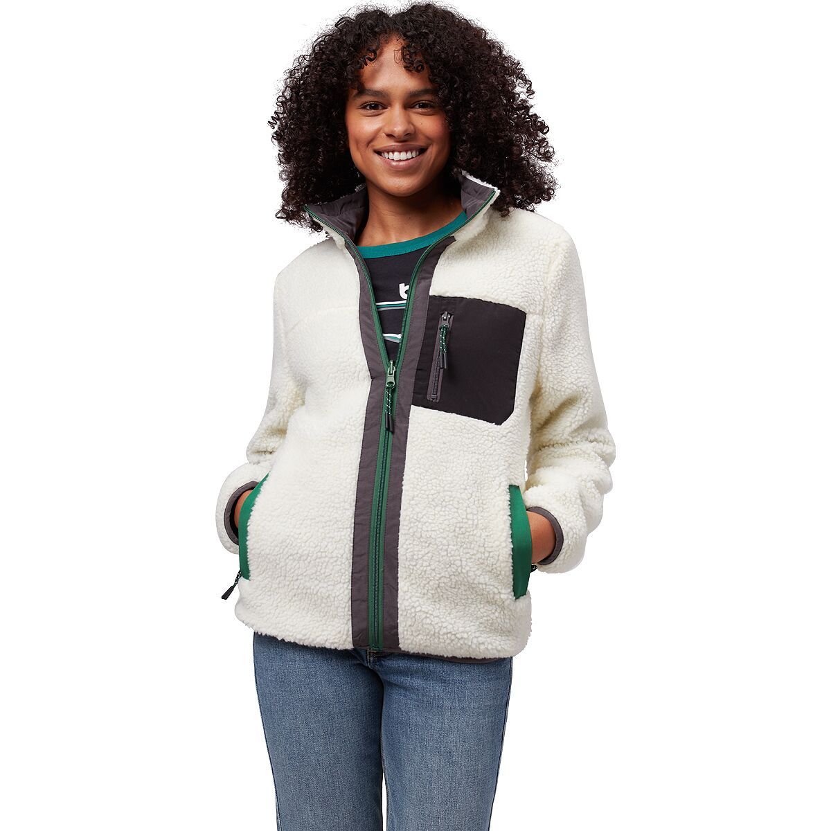 Stoic Reversible Mixed Media Sherpa Jacket Past Season Women's