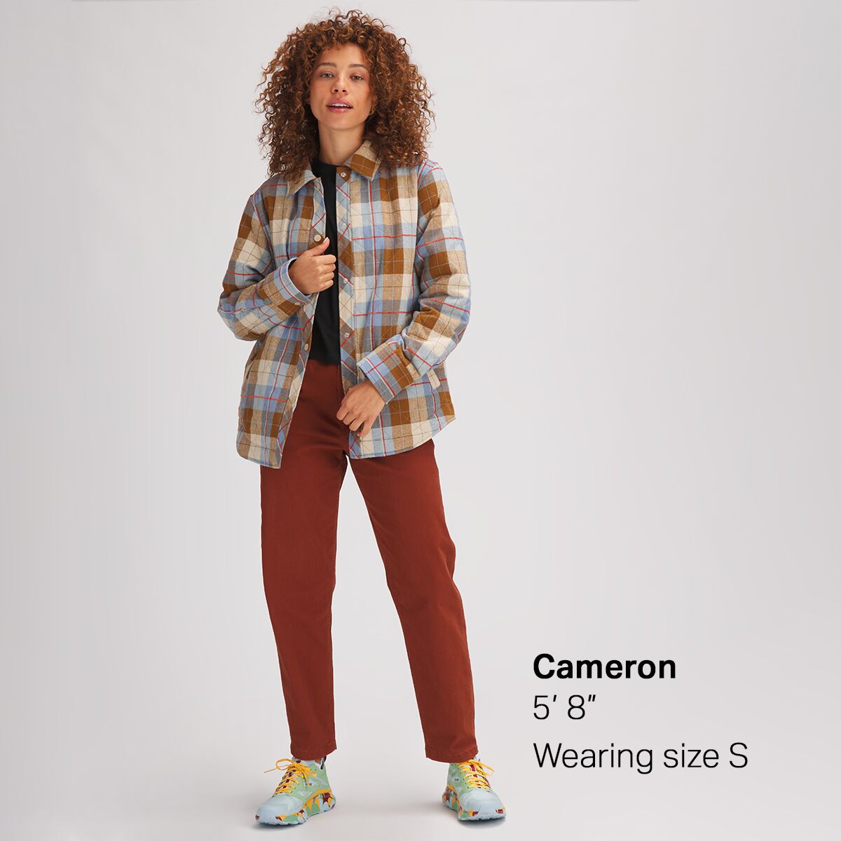 Stoic Quilted Boyfriend Plaid Shirt Jacket - Women´s