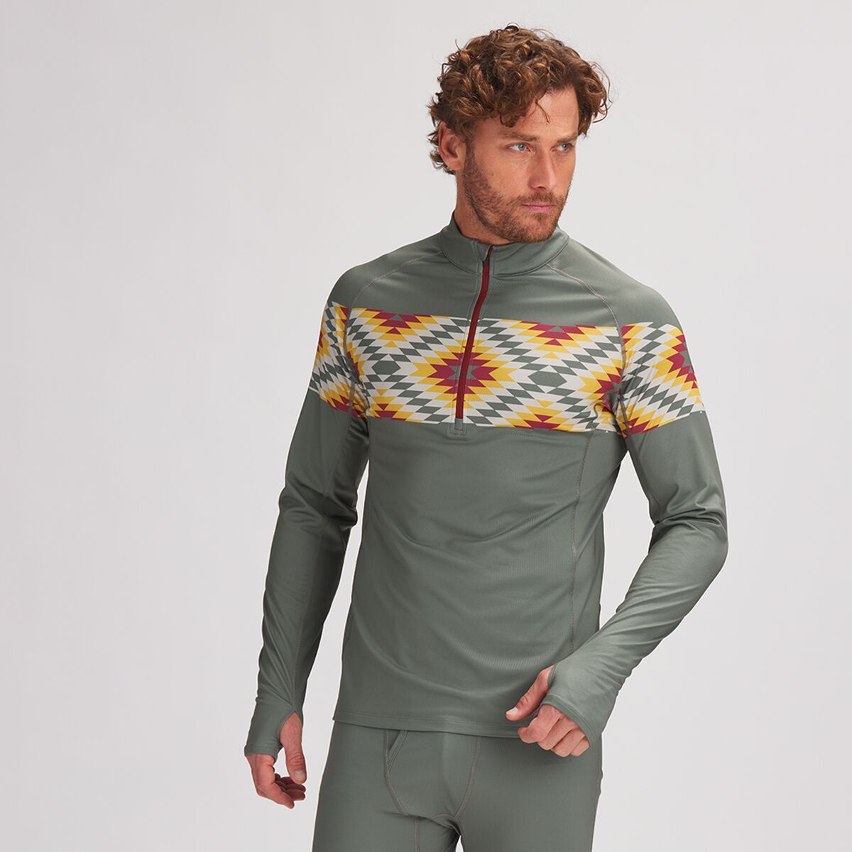 Stoic Lightweight Poly 1/4Zip Baselayer Top Men's Clothing