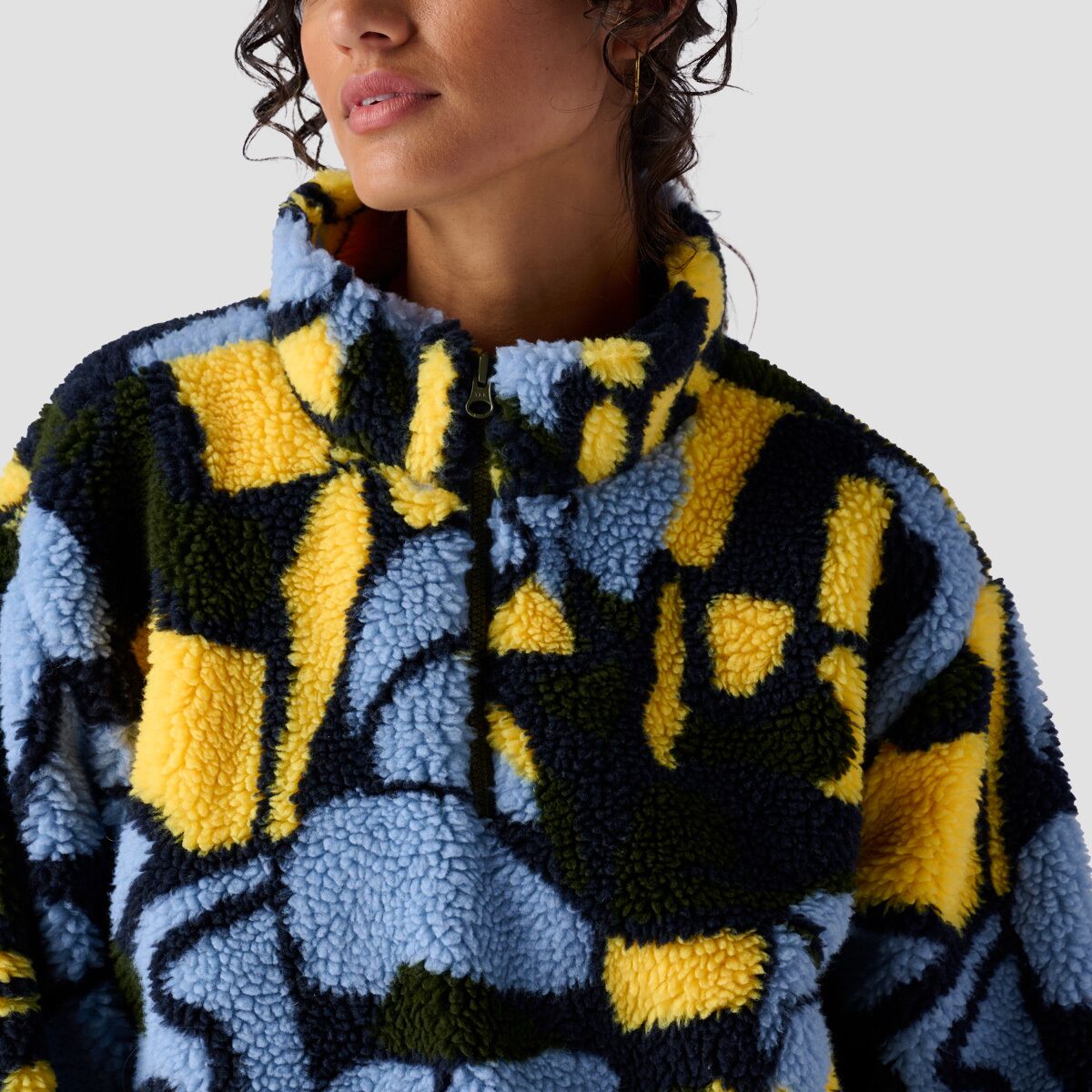 Stoic Printed Fleece 1/4-Zip Pullover - Women´s