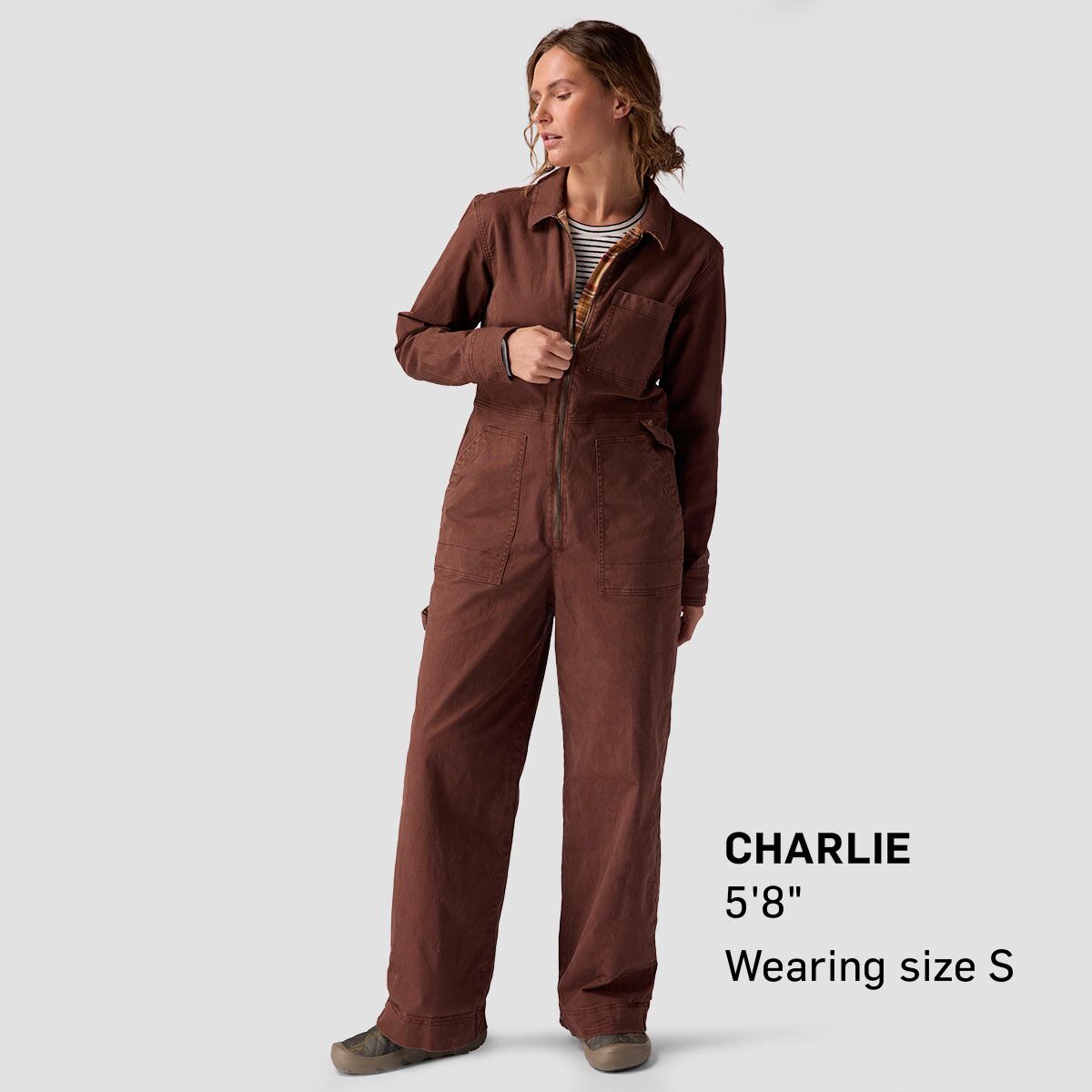 Stoic Flannel Lined Venture Long-Sleeve Jumpsuit -...