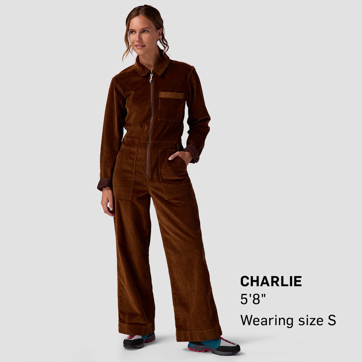 Stoic Wide Leg Corduroy Jumpsuit - Women´s