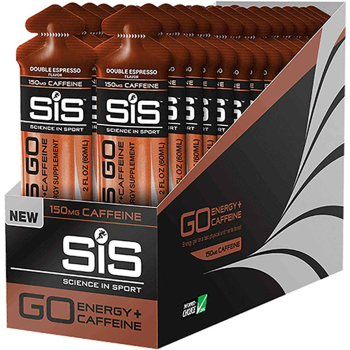 Science in Sport GO Energy Plus Caffeine Gels Bike