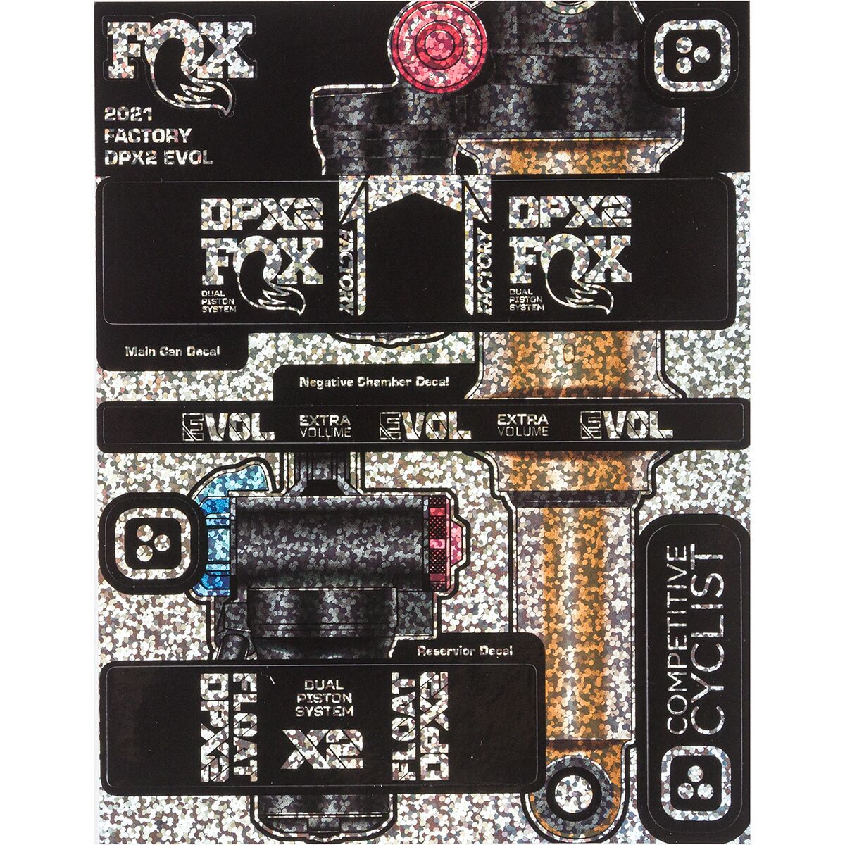 Stikrd Fox DPX2 Decal Kit