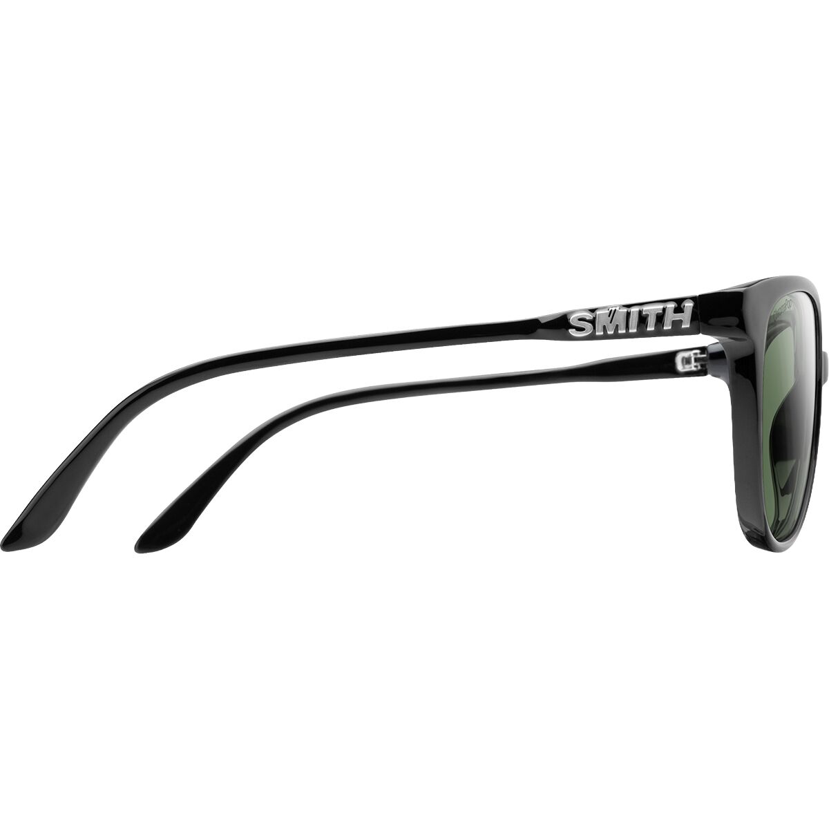 Женские солнцезащитные очки Smith Cheetah Polarized Sunglasses, цвет: Чёрный / Серый зелёный, вариант 1 — фото 3