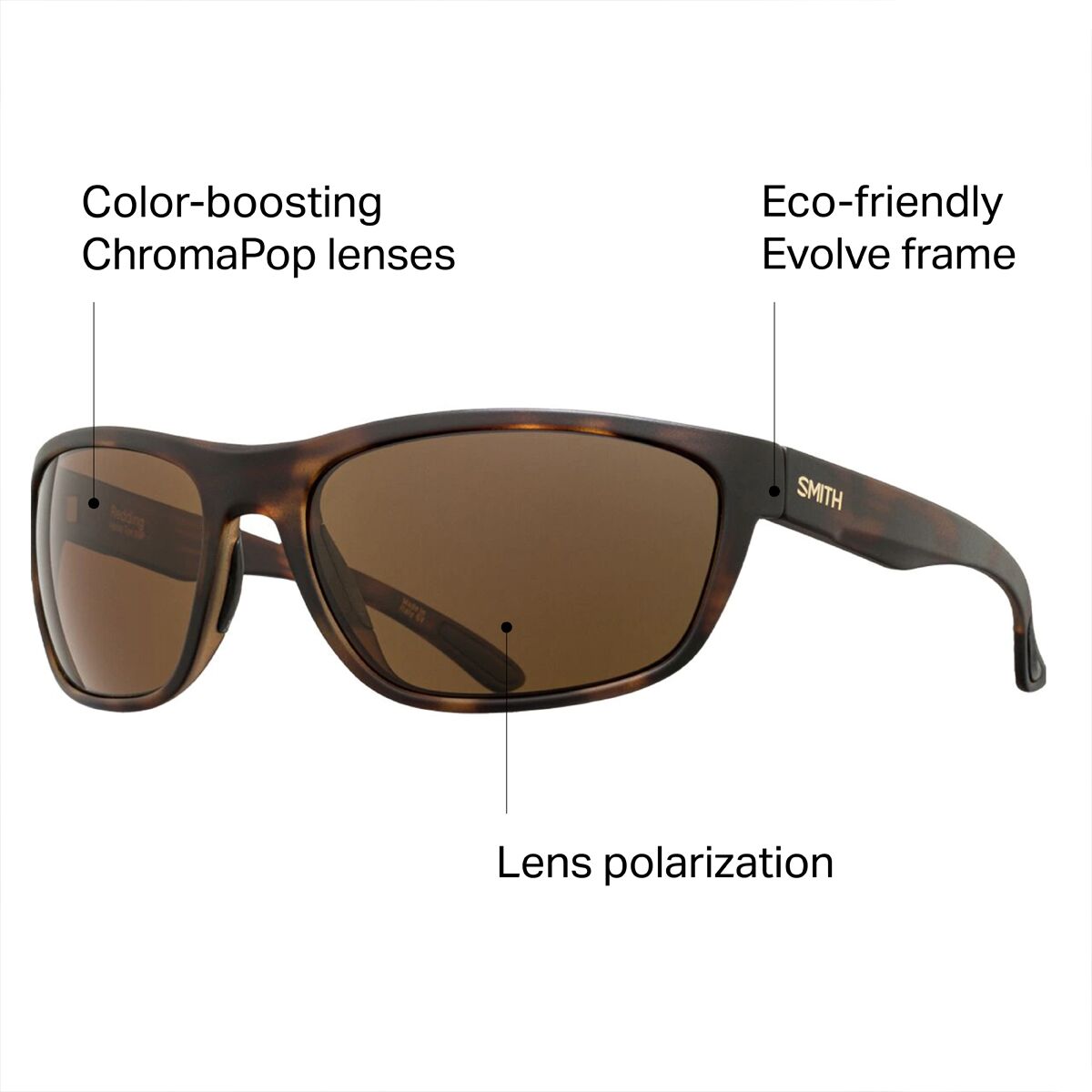 Smith Redding Glass ChromaPop Polarized Sunglasses