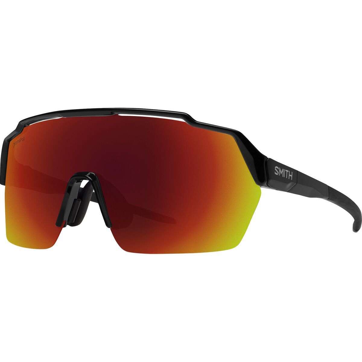 Occhiali Sportivi Smith Shift XL Mag Bianchi Con Lente ChromaPop Violet Mirror E Cambio Lenti Magnetico