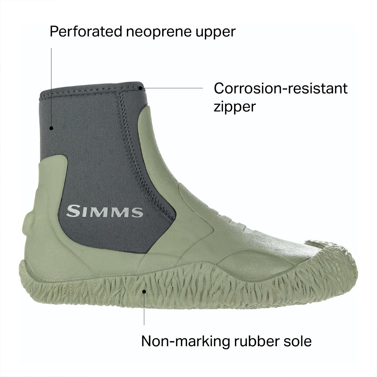 simms flats bootie