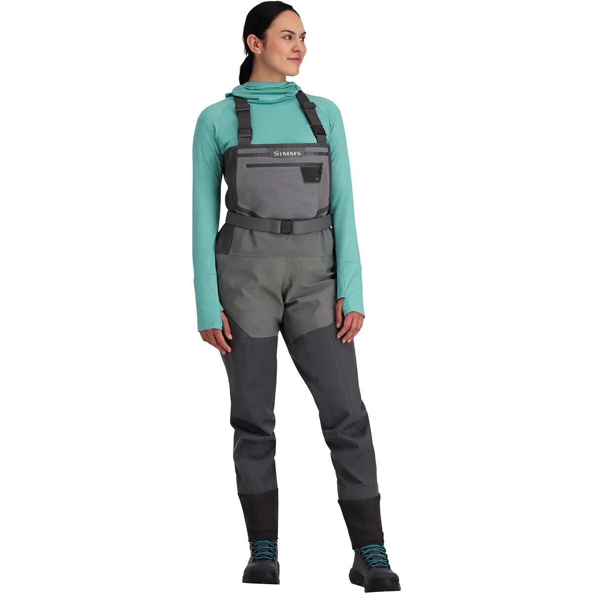 Женские комбинезоны Simms Freestone Stockingfoot Wader, цвет: Сланцевый