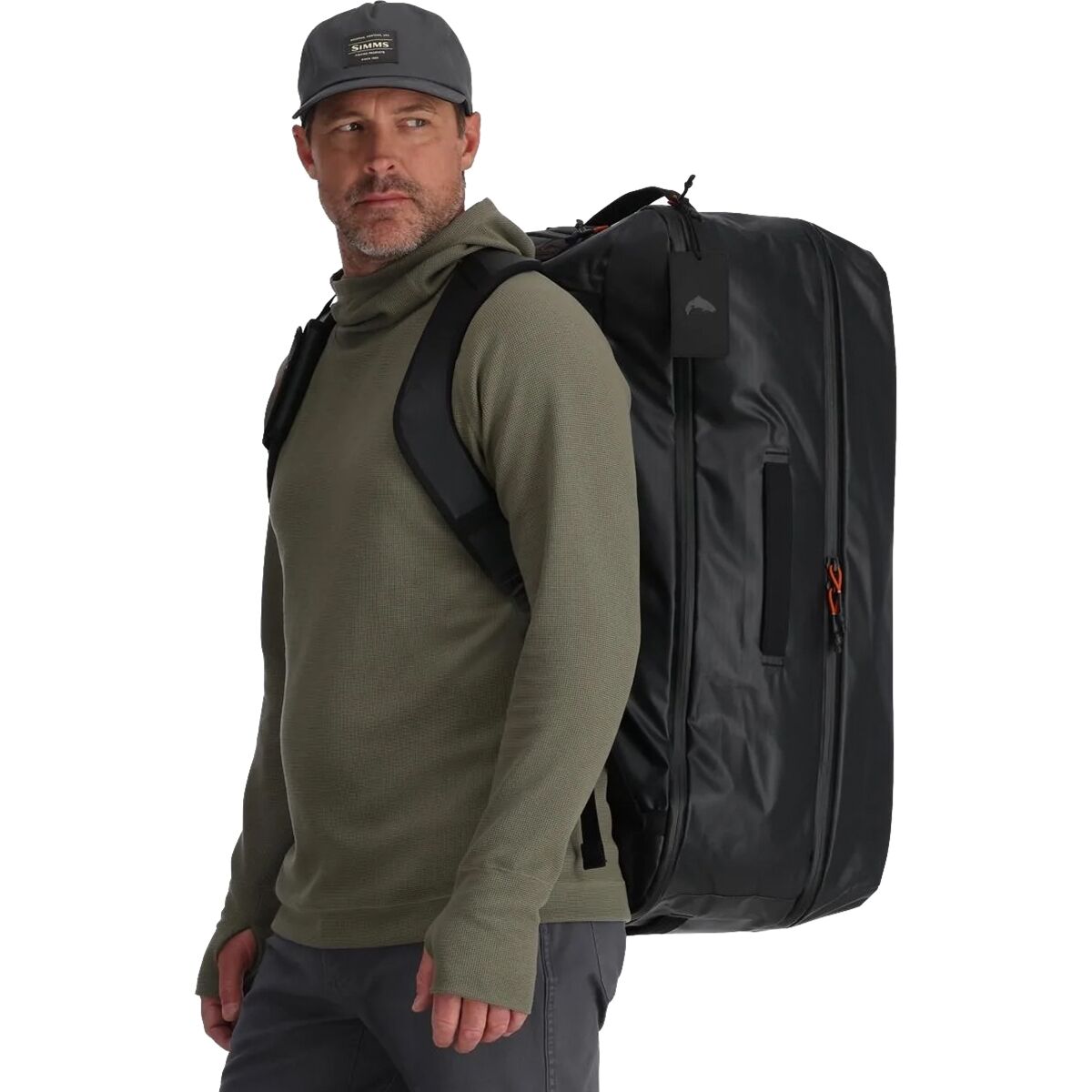 Сумка Simms Tailwind 80L Duffel, цвет: Чёрный — фото 3